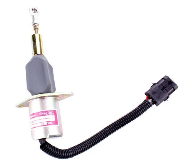 Diesel Fuel Shut Off Solenoid For Excavator Cummins 3928161 R290 SA-4293-24V