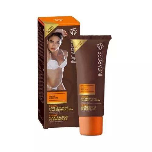 Incarose Maxi Bronze Crema Acceleratore Abbronzatura Viso e Corpo 125 ml