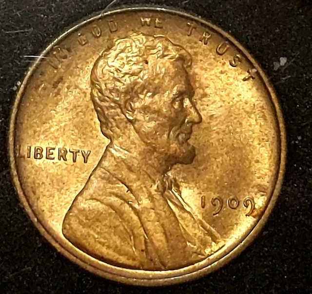 1909 V.D.B. Lincoln Wheat Penny BU Cent UNC MS ~Brilliant Uncirculated~