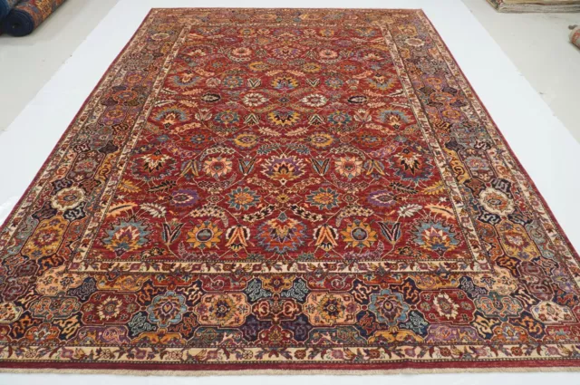 8 x 10 ft Red Bidjar Afghan Hand Knotted Wool Oriental Traditional Rug