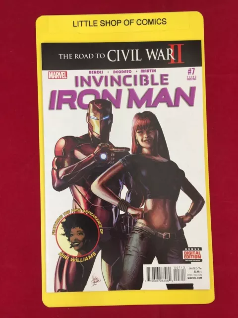 Invincible Iron Man #7 3rd Print NM 1st Riri Williams Cameo & Cover Disney+ MCU