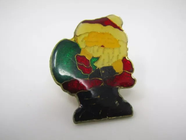 Vintage Collectible Pin: SANTA Beautiful Design