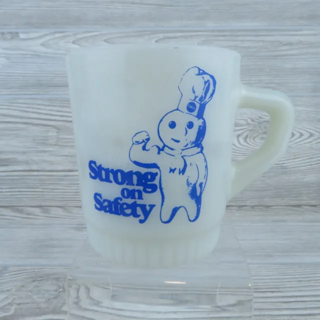 Anchor Hocking / Fire King - STRONG ON SAFETY - Rare Pillsbury Doughboy - As Is