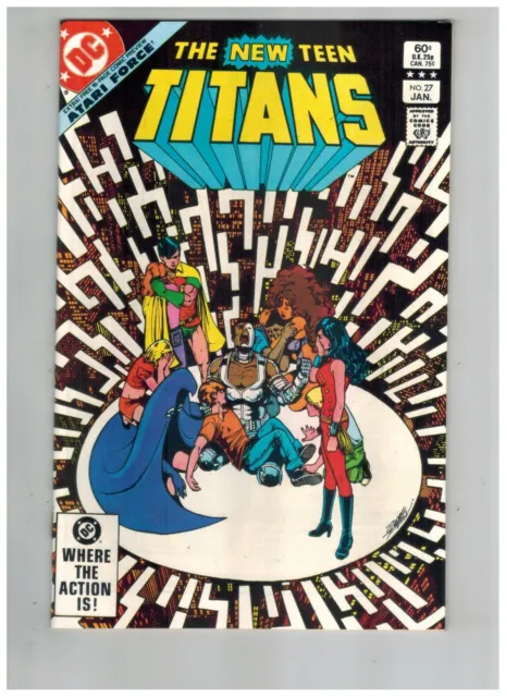 New Teen Titans 27  Atari Force Preview!   1983 VF/NM DC Comic  Wolfman/Perez
