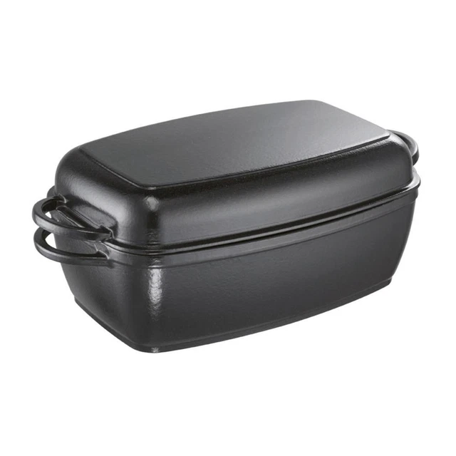 Schulte-Ufer Multibräter Rustika, Bräter, Schmortopf, Gusseisen, 40x21 cm, 5 L