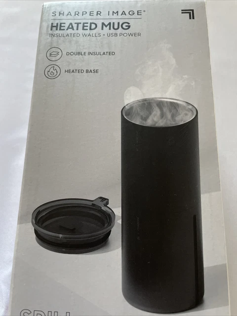 Sharper Image Heated Mug Double insulated Heated Base