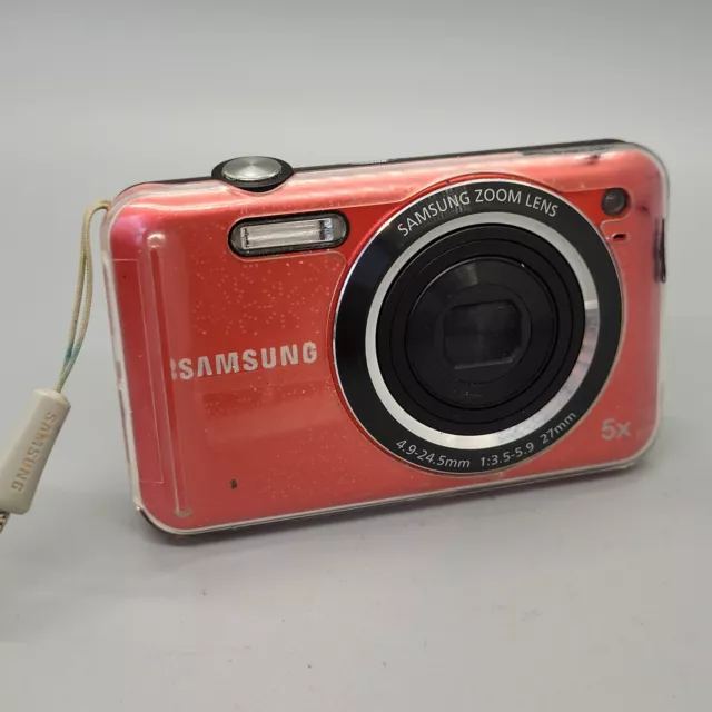 Samsung ES75 14,2 megapixel fotocamera digitale compatta testata in rosso