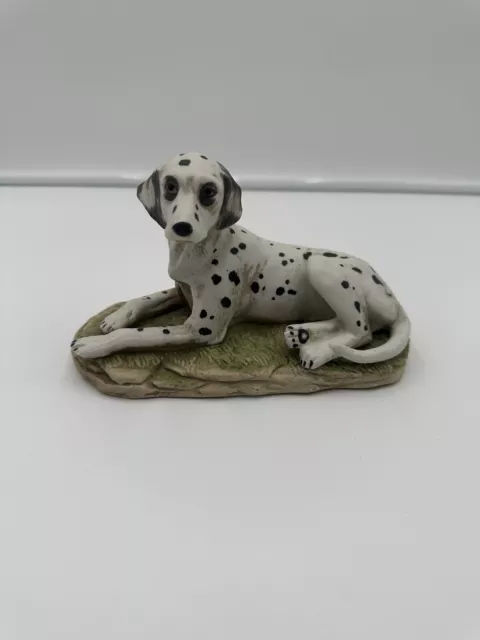 Dalmation Porcelain Bisque Dog Figurine By Homco Home Interiors #1403