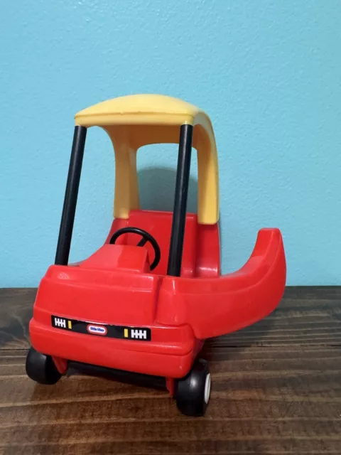 Vintage Little Tikes Dollhouse Cozy Coupe Car 6" Doll Size Vehicle Toy! See Pics