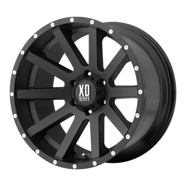 4 New 20x10 KMC XD Heist Black Wheel/Rim 6X135 20-10 6-135 ET-24