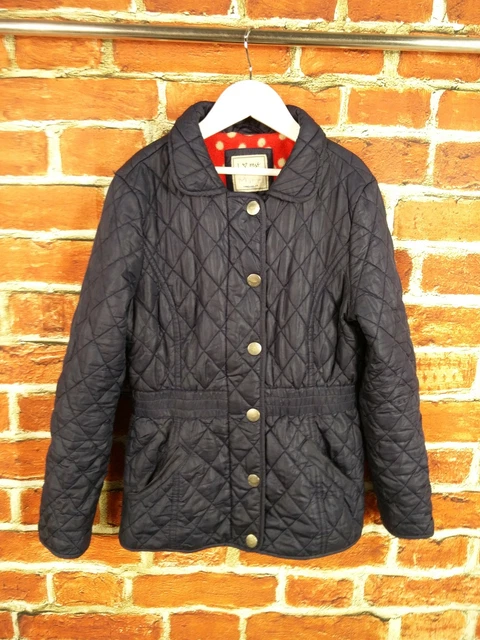 Girls Coat Age 11-12 Years Next Diamond Padded Jacket Fleece Lined Zip 152Cm
