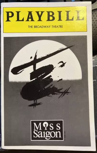 Miss Saigon - Broadway Playbill - November 1997 - Luoyong Wang, Deedee Lynn Magn