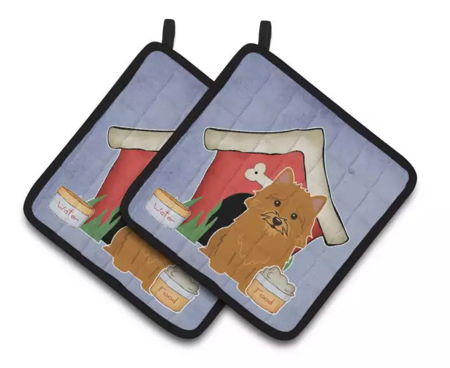 Dog House Collection Norwich Terrier Pair of Pot Holders BB2774PTHD New