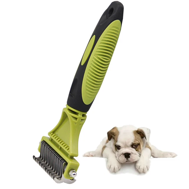 Dog Brush for Shedding Dematting Pet Grooming Cat Hair Undercoat Rake Comb Tool 6