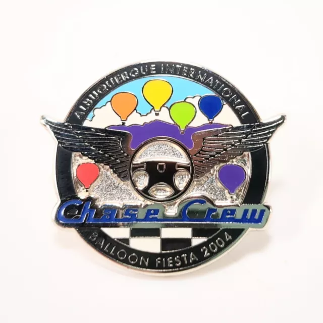 2004 Albuquerque International Balloon Fiesta Official AIBF Chase Crew Wings Pin