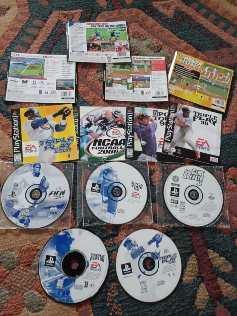 LOT 7 PS1 GAMES PLAYSTATION Teen T one Mature M all complete manual black  label $15.50 - PicClick