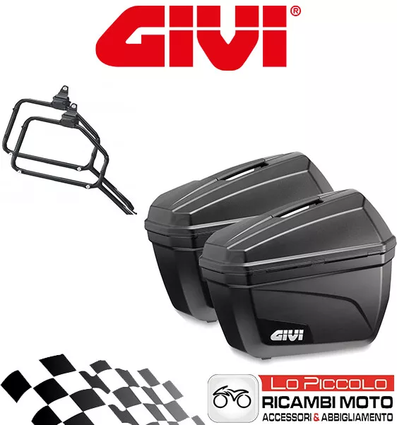 Honda Cbf 600S 2004 2005 2006 2007 Givi Kit Valigie Laterali E22N + Staffe Pl174