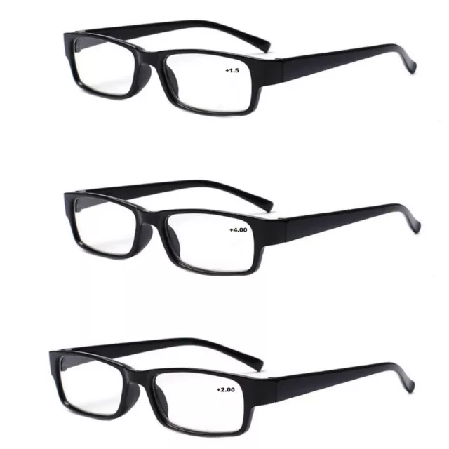 Unisex READING GLASSES +0.5 +1.00 +2.00 +3.00 +3.5 Eyeglasses Presbyopia Thin