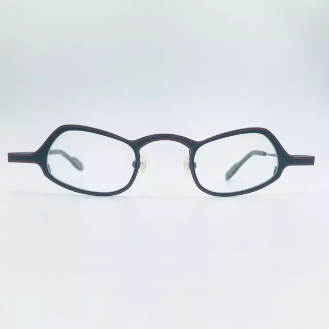 Anne et Valentin Lunettes Femme Carré Noir Rouge Titane TACO BC 07 Neuf