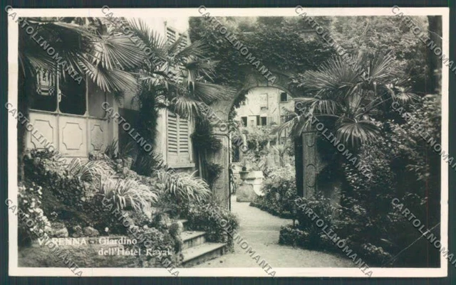 Lecco Varenna PIEGA Foto cartolina LQ4696