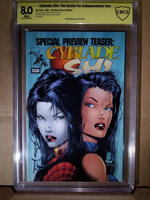 Cyblade/Shi - Battle for Independents #nn - CBCS 8.0 WHITE Pgs - Verified Tucci