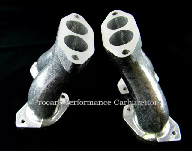 Volkswagon Vw Beetle Type 1 Twin Port Weber Idf Carb Carby Carbie Manifolds