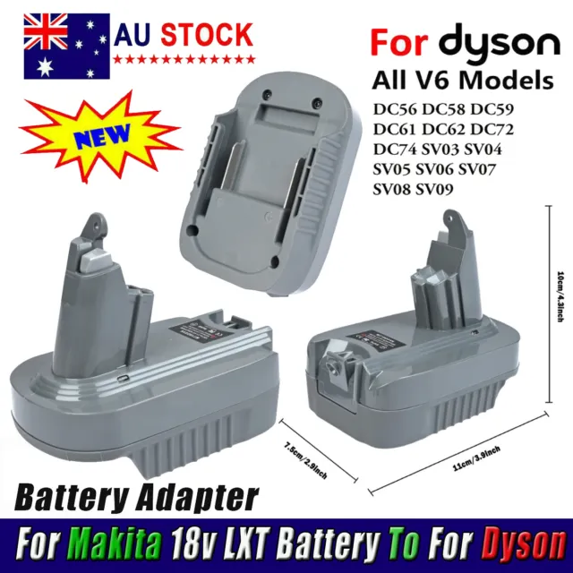 Adapter For Makita 18V Battery Convert to Replace For Dyson V6 Vacuum Cleaner