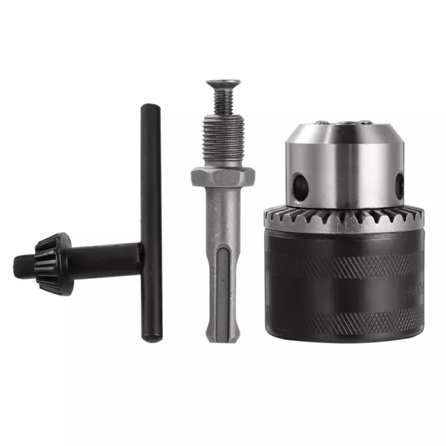 3 .0-16mm Rotary Chuck Drill with Round Handle Adapter Socket Square Converter