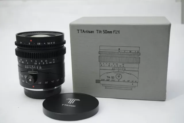TTArtisan 50mm f1.4 VF TILT für Fujifilm schwarz / inkl. MwSt ,