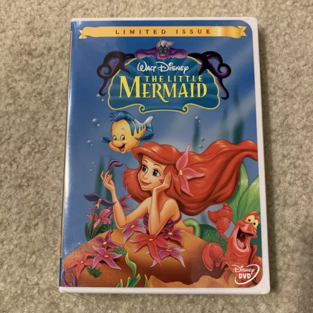 Walt Disney Video The Little Mermaid 1989 Movie Limited Issue DVD Special Feat