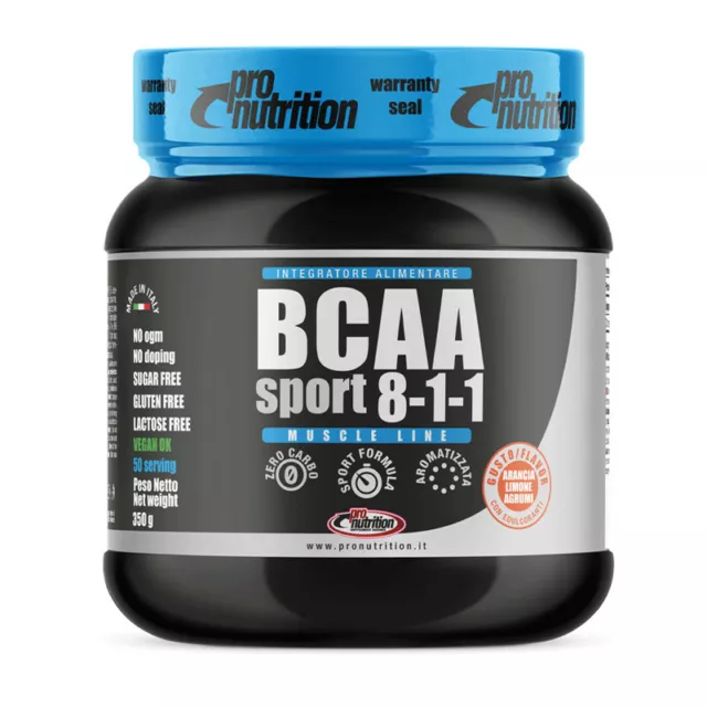 PRO NUTRITION BCAA SPORT 8 1 1 gusto ARANCIA formato 350g