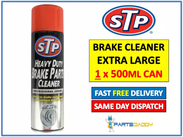 STP WORKSHOP BRAKE PART DISC & CLUTCH CLEANER SPRAY CAN AEROSOL LARGE 500ml NEW