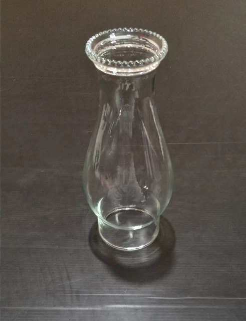 Vintage Hobnail Hurricane  Glass Globe 8.5" High 3" Base Oil Lamp Replacement