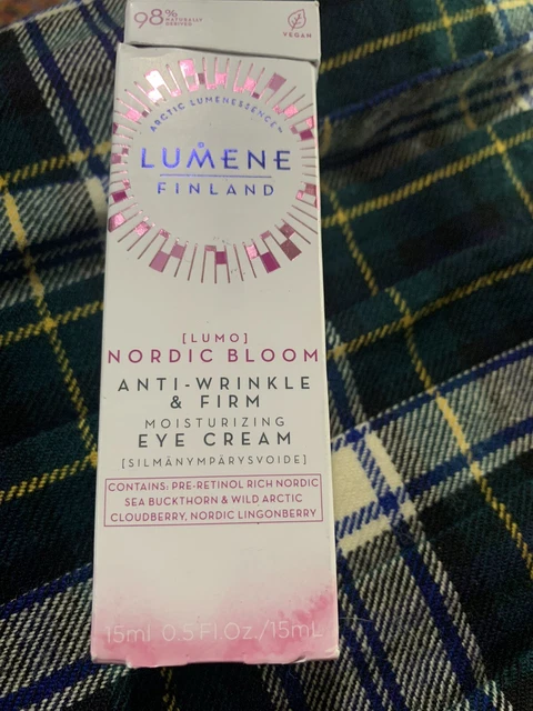 Lumene Nordic Bloom, Anti Wrinkle & Firm Moisturizing Eye Cream,0.5 fl oz NIB 