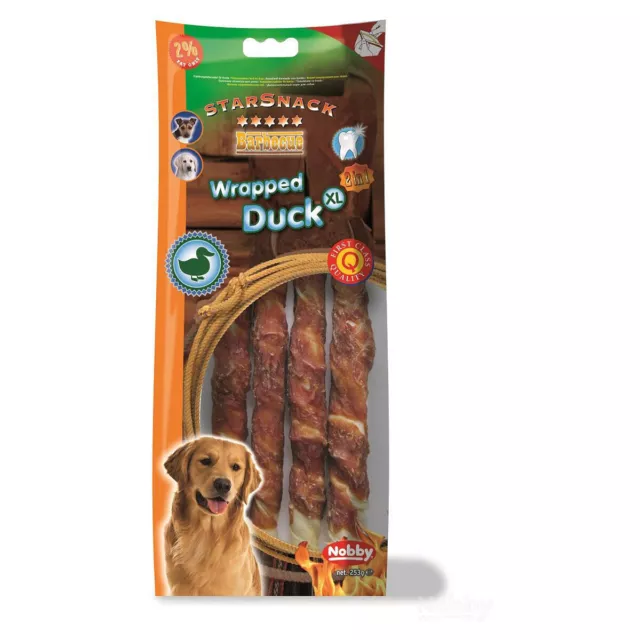 Nobby Starsnack Wrapped Canard, XL/253 G, Neuf