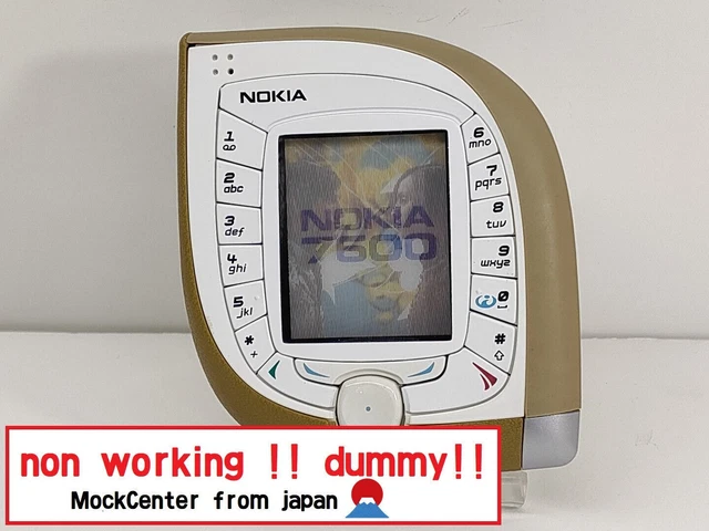 【dummy!】 NOKIA 7600 （color white） non-working cellphone