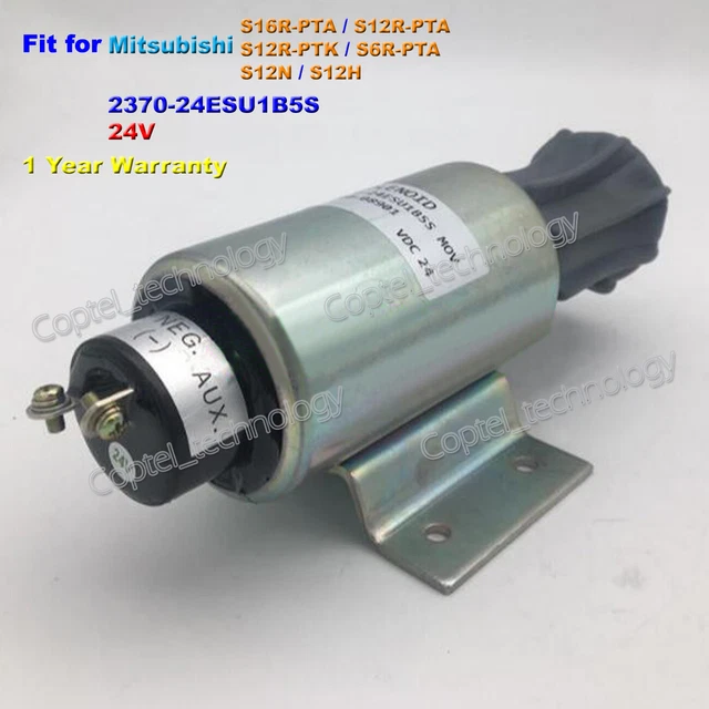 Elettrovalvola 24V 2370-24U1B5S per Mitsubishi S16R-PTA S12R-PTA S6R-PTA S12N ML