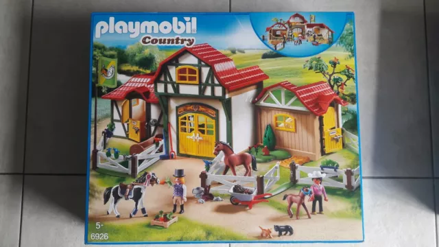 Playmobil 9315 - Ferme avec silo - Playmobil Country - 222 pièces NEUF  boite légèrement abîmé,voir sur troisième photo - Playmobil