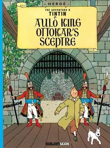 Auld King Ottokar's Sceptre (Tintin in Scots) by Herge, NEW Book, FREE & FAST De