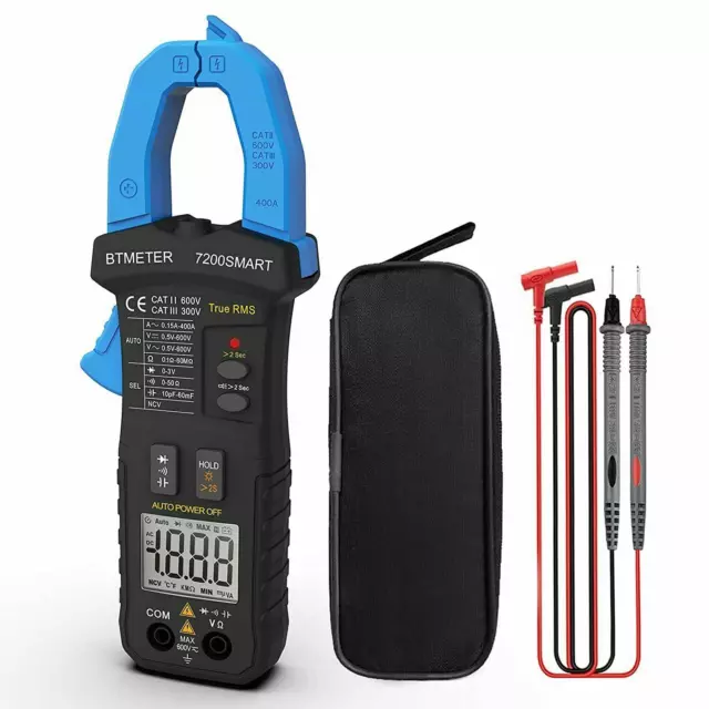 Digitales Zangenmultimeter TRMS 6000 Zählt AC- und DC-Spannungsstrom-DMM-Testmes