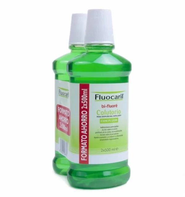 FLUOCARIL COLUTORIO bi-fluorÃ© FORMATO AHORRO 2X500ml 158737 PcFarmacia
