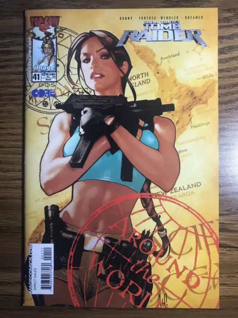 Tomb Raider No 41 Gorgeous Lara Croft Adam Hughes Cover Image Top Cow 2004