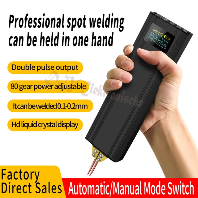 18650 Battery Spot Welding Color Screen Battery Spot Welding Machine 5000mA 80 Speed