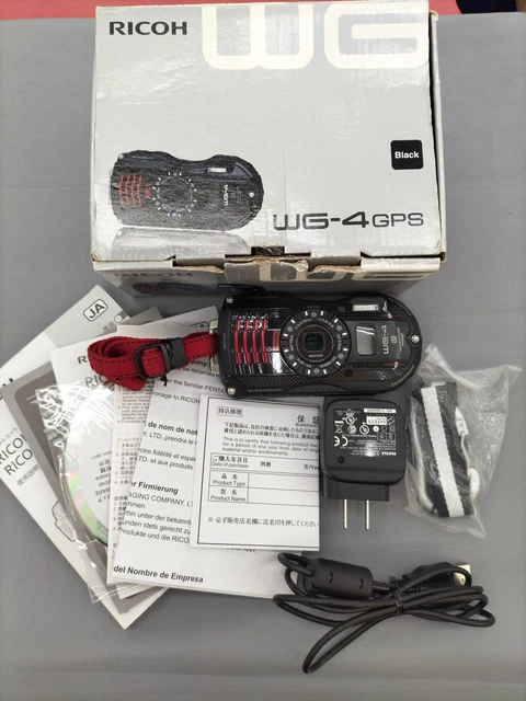 【動作確認済み】RICOH WG-4 美品 保障付 動作確認済】RICOH WG-4 GPS 16.0MP Waterproof digital