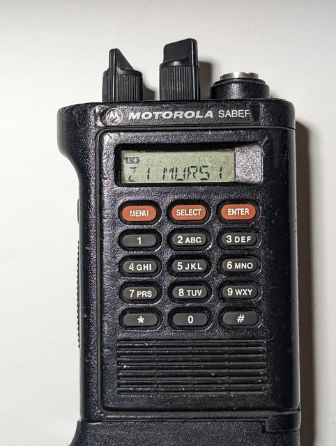 MOTOROLA SABER III VHF (148-174 MHz) RADIO TESTED MURS MOTOROLA SABER III VHF (148-174 MHz) RADIO TESTED MURS