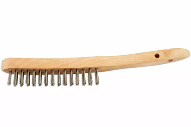 2 Rangée en Bois Poignée Câble Rayure Brosse - Paquet 4 32127 Branchement Neuf