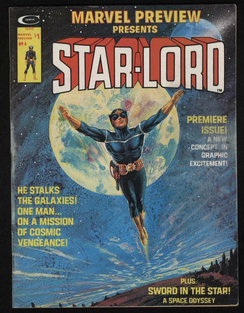 Marvel Preview Magazine #4 Presents Star-Lord VF 8.0 CR/OW Pgs 1st Appearance