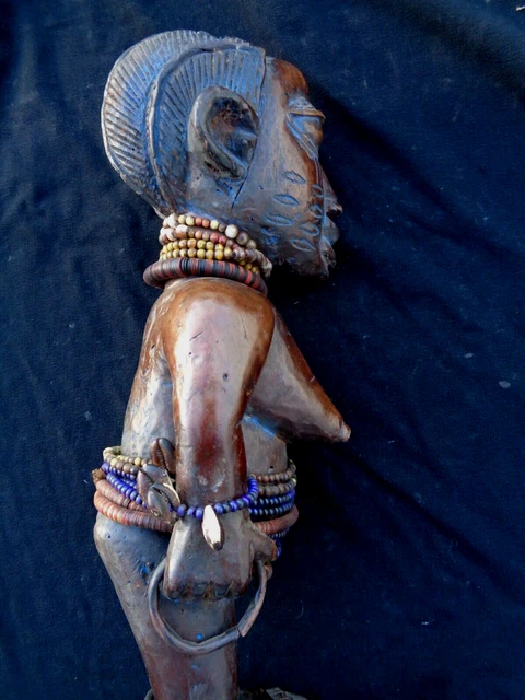 Art Africain  splendide  statuaire Yoruba 48 cm Afrikanische Kunst