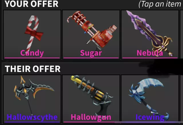 🔫🎃👻 🗡Elderwood Blade set - MM2 🔫🎃👻 🗡- Halloween Items