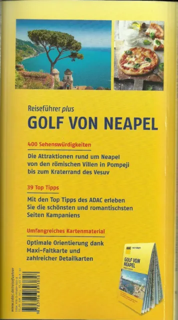 Reiseführer Golf von Neapel + MaxiFaltkarte Ungelesen wie neu 2018/19 ADAC Plus 2
